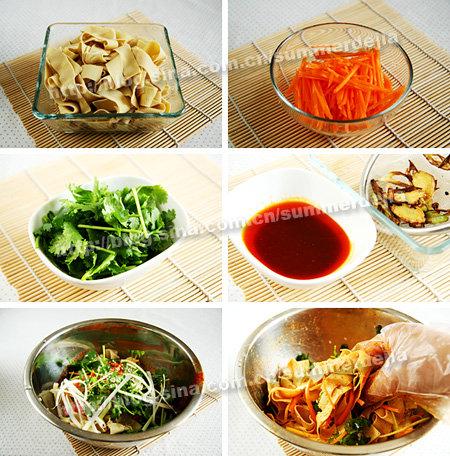 韩式凉拌干豆腐丝的做法（用一种调料汁搞定所有凉拌菜）